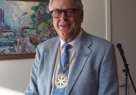Knut Ness - ny leder i Oppegård Rotaryklubb