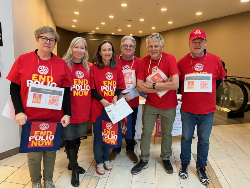 EndPolio aksjonen på Kolbotn